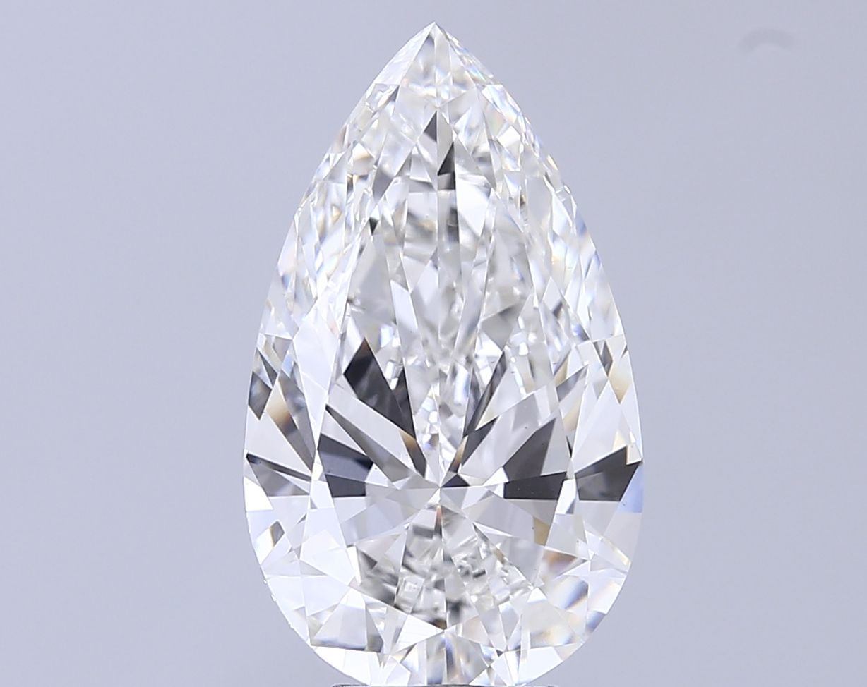 6.02 ct. pear Lab Grown Diamond front image