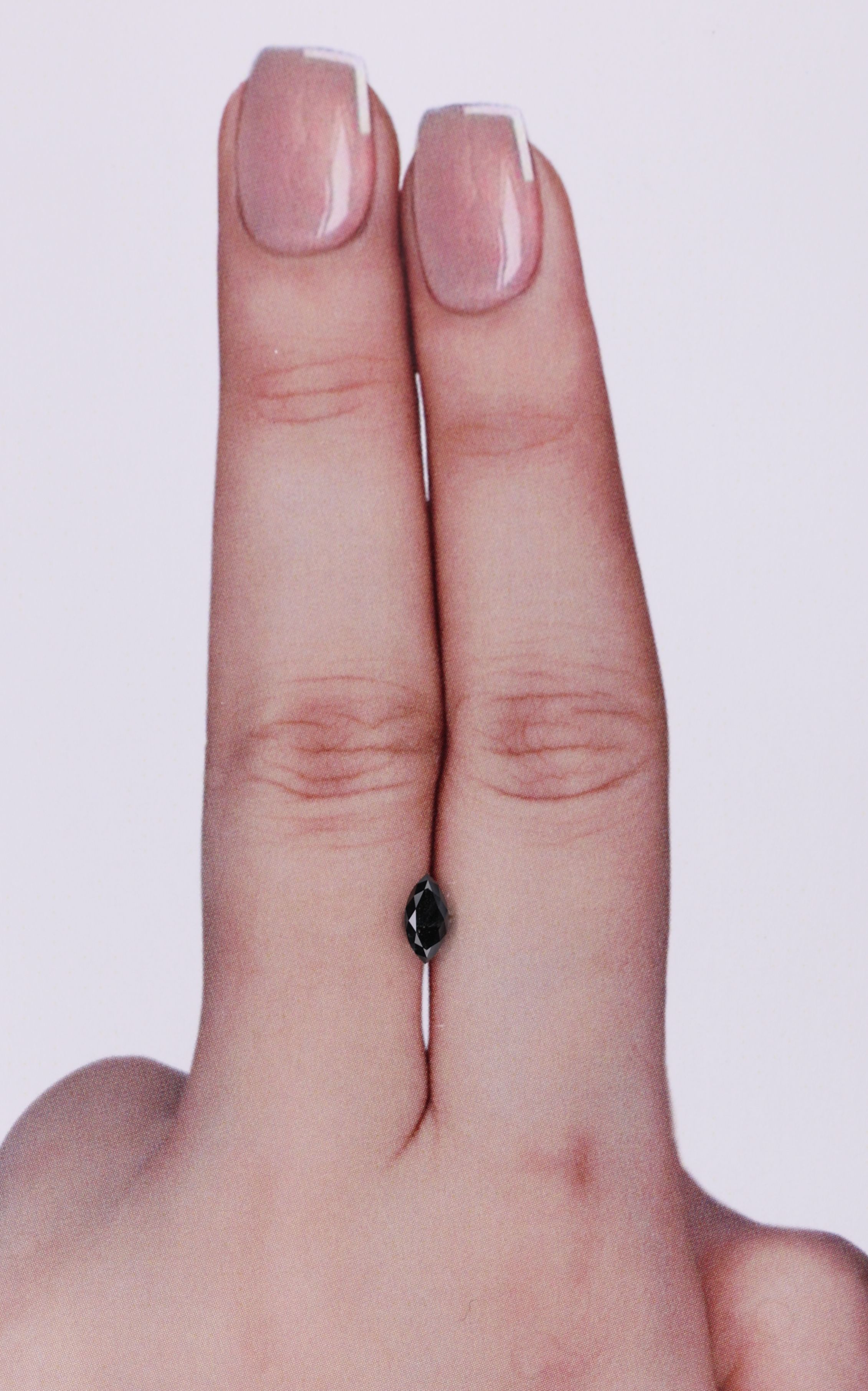 0.25 Carat Marquise Diamond Fancy Black VVS2
