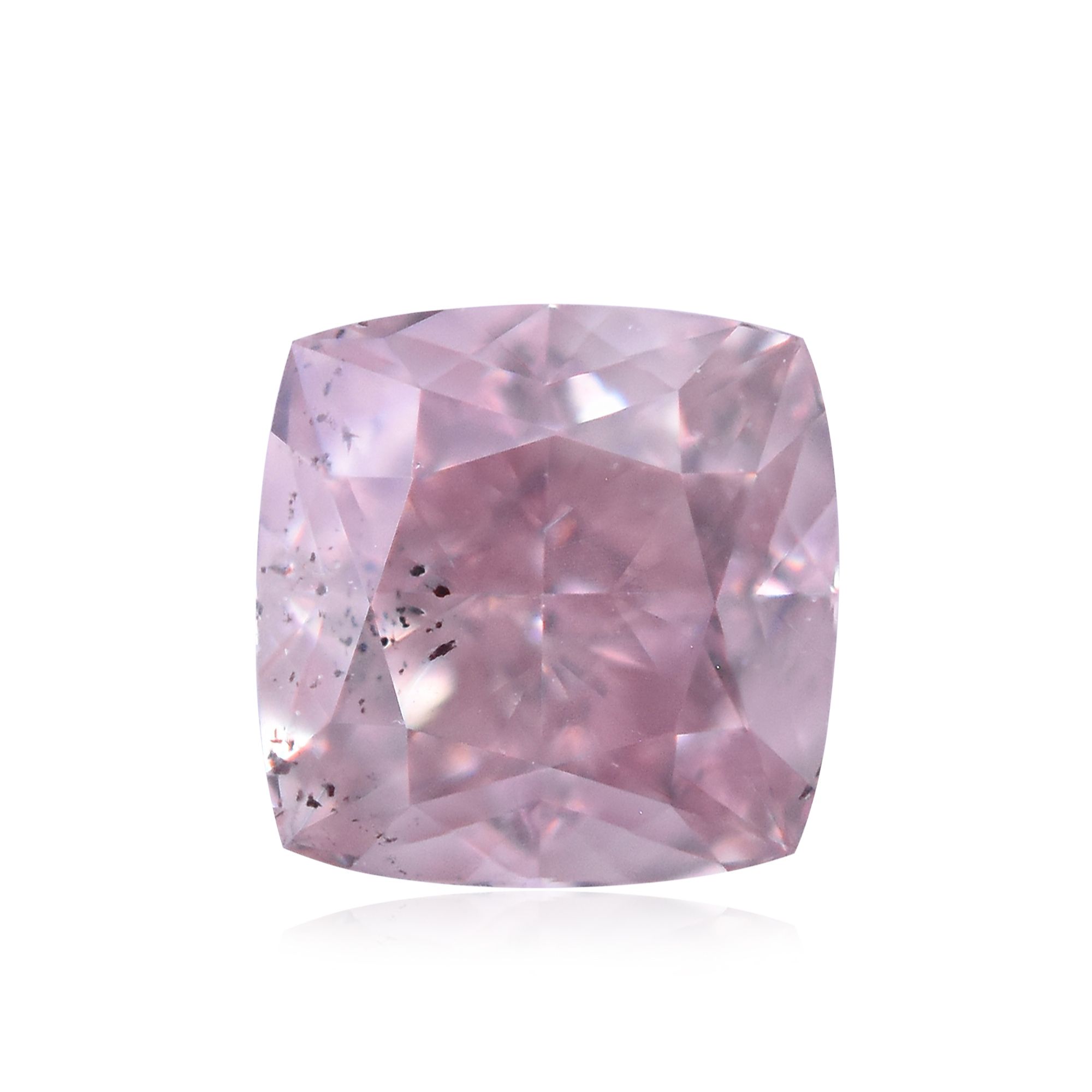 0.19 Carat Cushion brilliant Diamond Fancy  Pink SI2