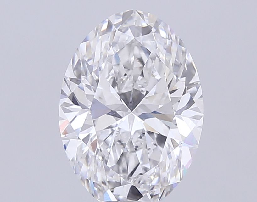 6.01 ct. oval Lab Grown Diamond front image