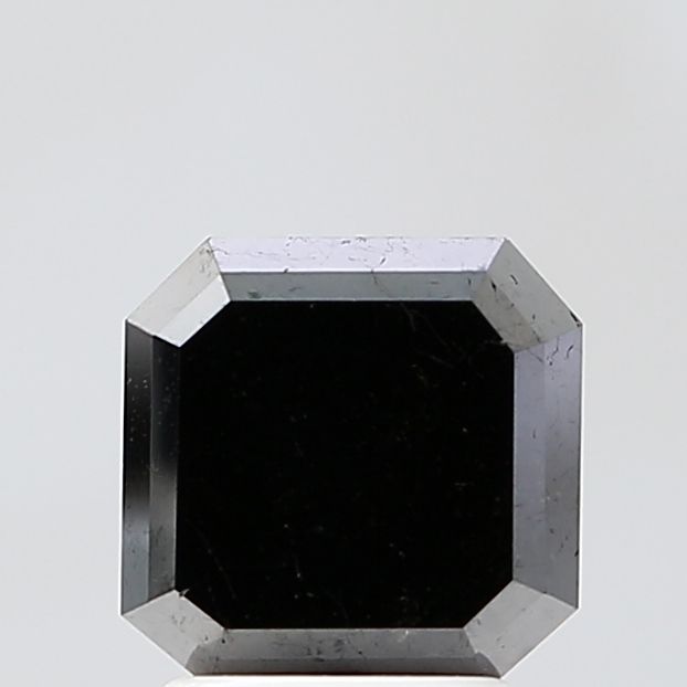 2.12 Carat Emerald Diamond Fancy Black VVS2