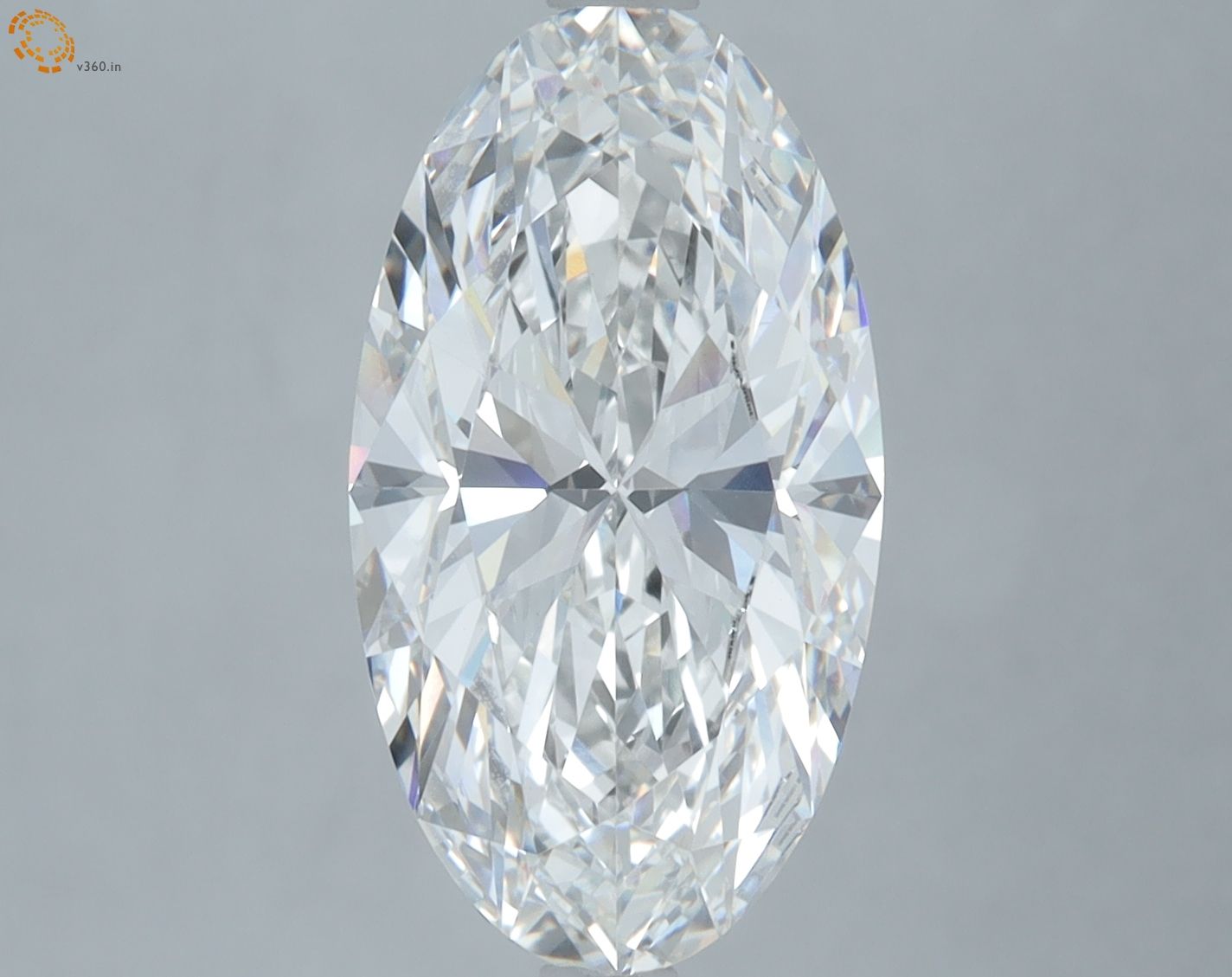 4.30 ct. oval Lab Grown Diamond front image
