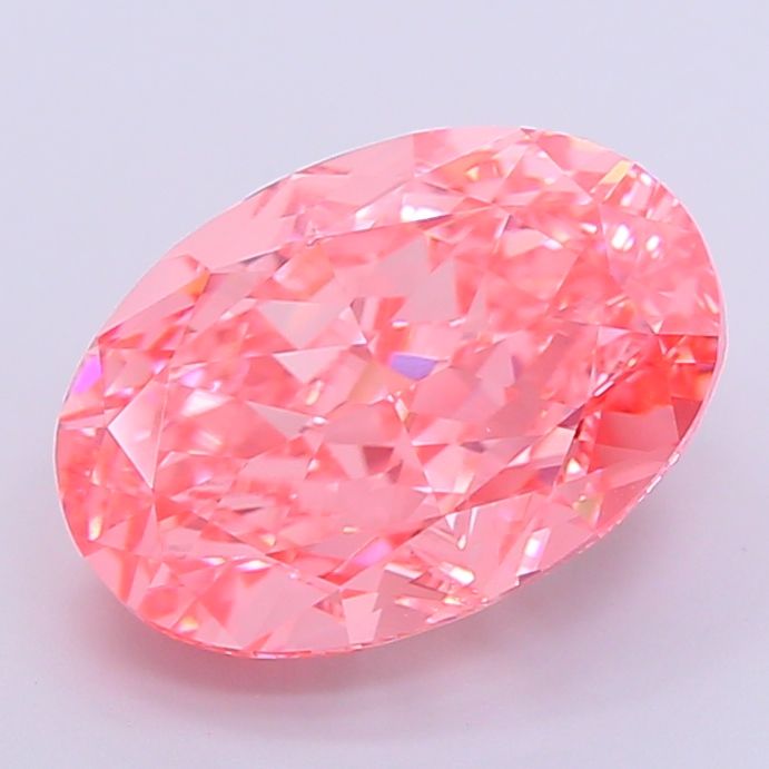 4.18 ct. oval Lab Grown Diamond front image