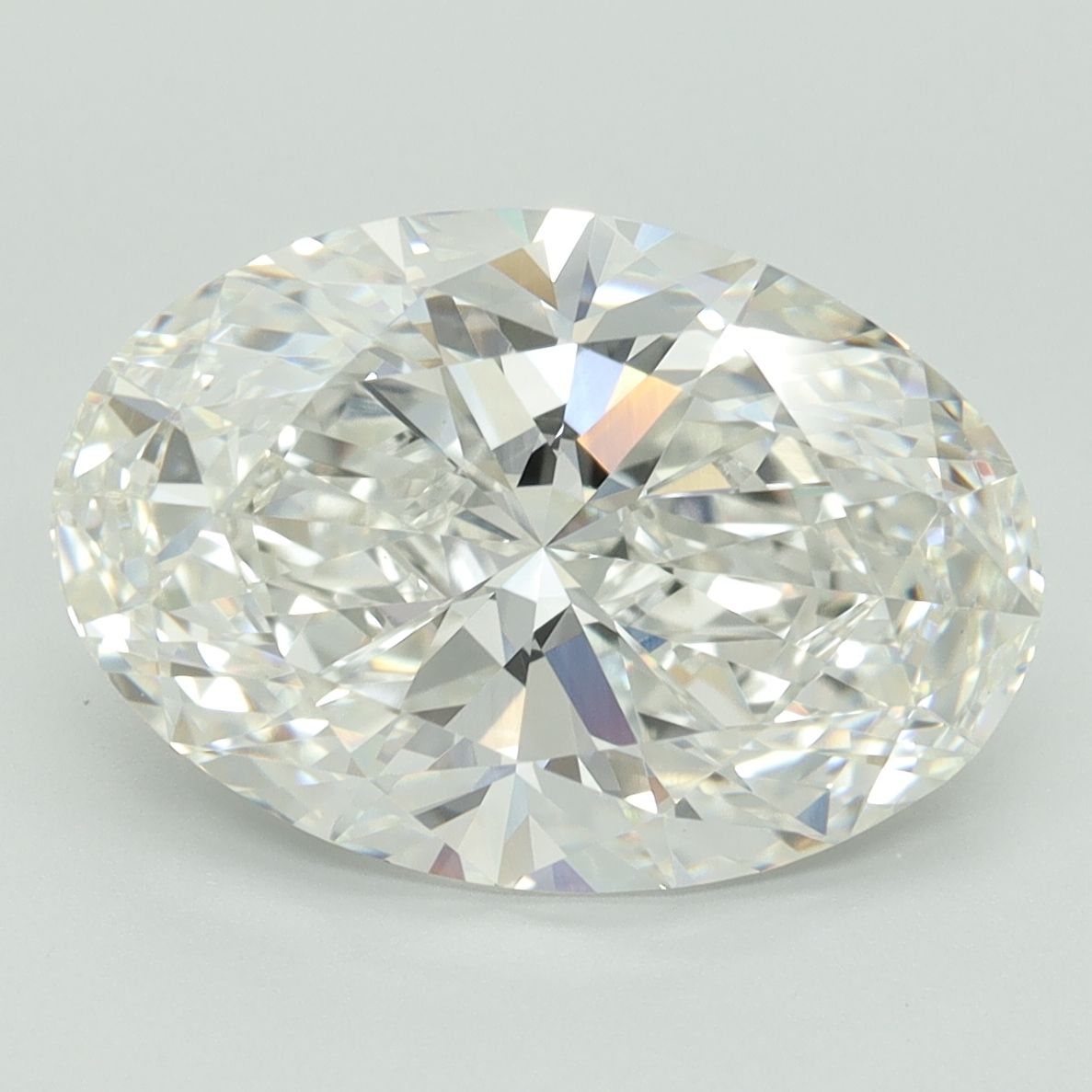 5.56 ct. oval Lab Grown Diamond front image