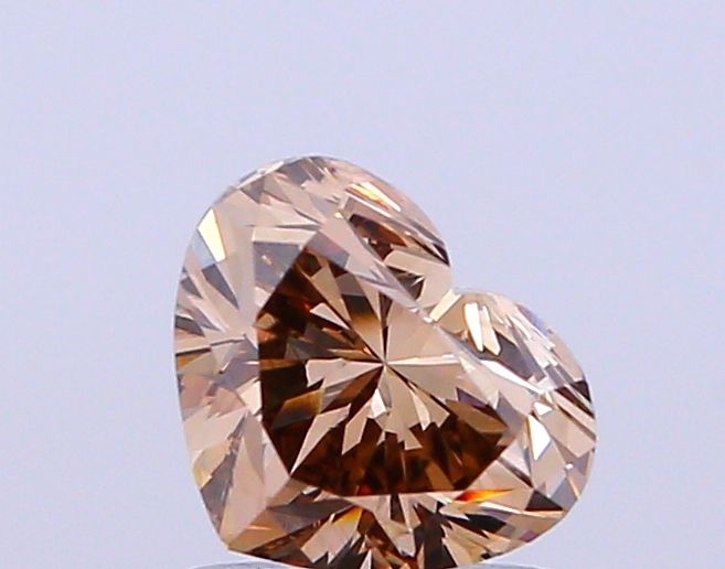1 Carat Heart Diamond Fancy Brown VVS2