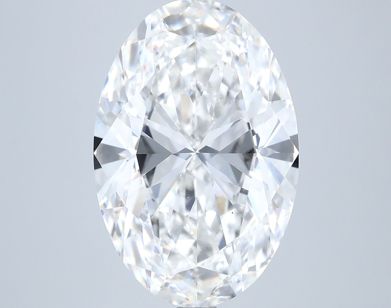 7.05 ct. oval Lab Grown Diamond front image