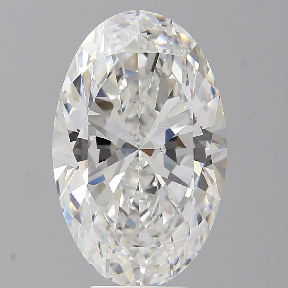 7.10 ct. oval Lab Grown Diamond front image