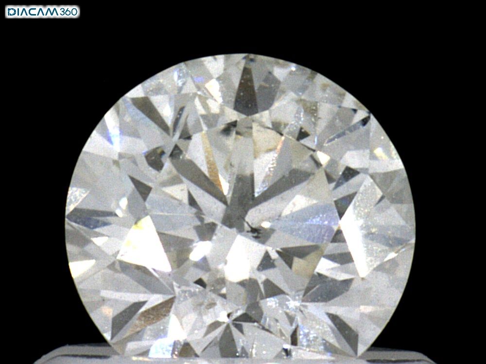 Diamant Rond 0.63 ct - Couleur K - Pureté SI2