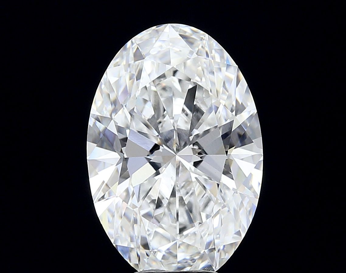 7.07 ct. oval Lab Grown Diamond front image