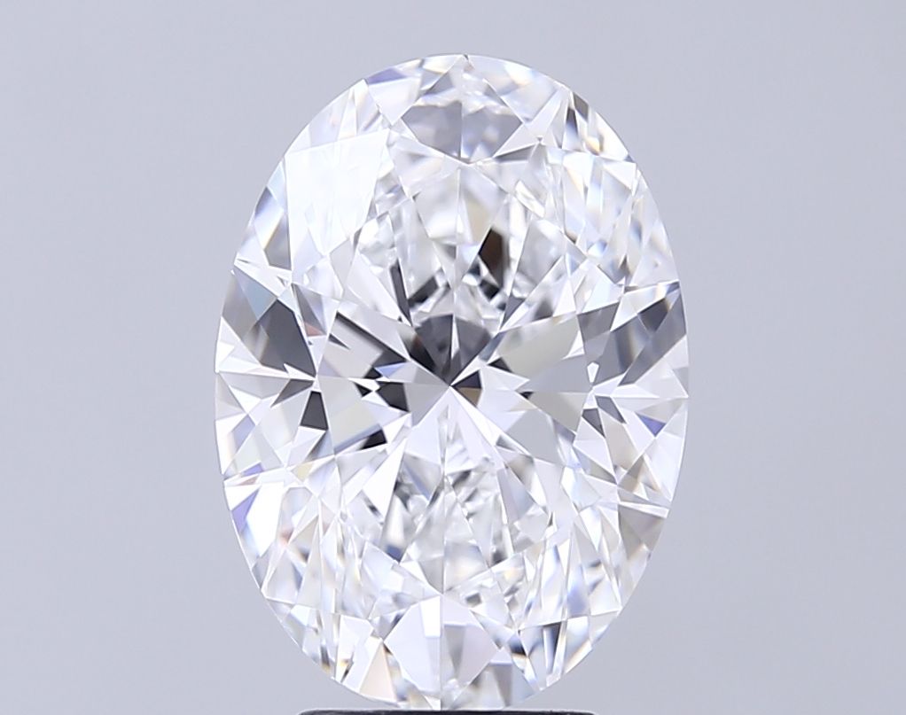 Diament LG owalny, 5.05 ct, D, IF