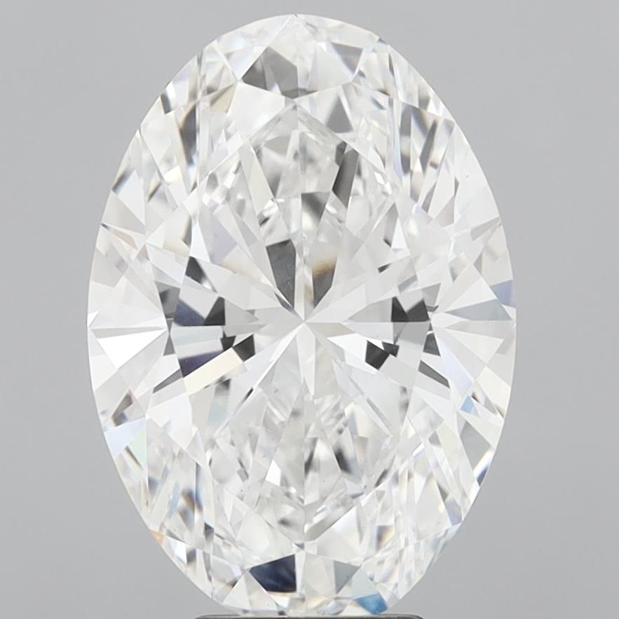 5.28 ct. oval Lab Grown Diamond front image