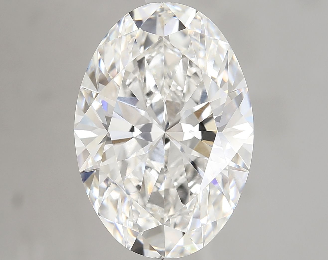 7.04 ct. oval Lab Grown Diamond front image