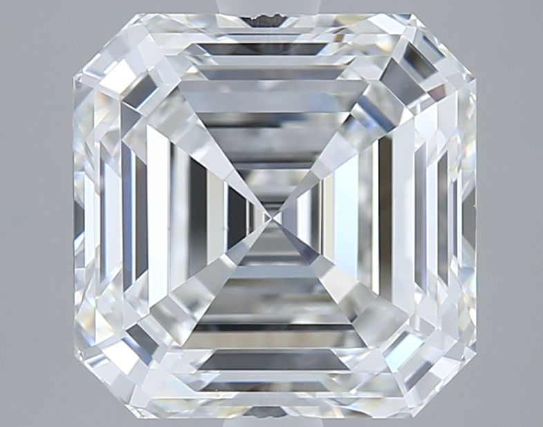 3.12 ct lab-grown Asscher Diamond
