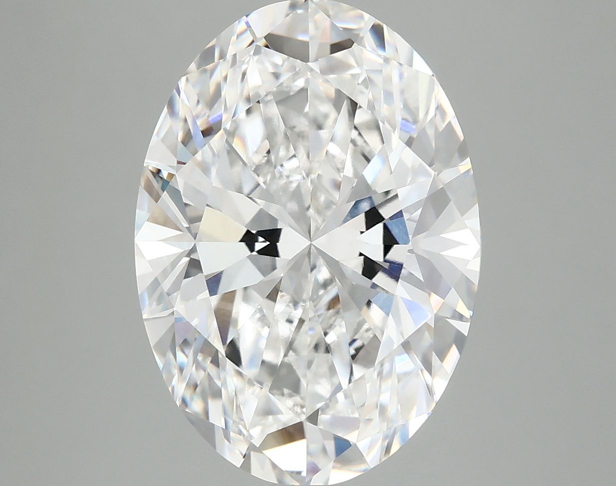 6.12 ct. oval Lab Grown Diamond front image