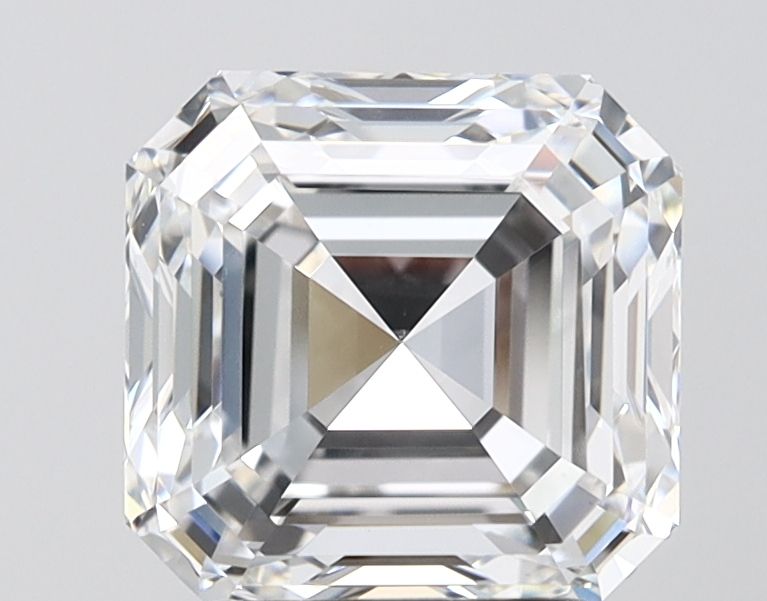 3.1 carat e VVS2 EX Cut IGI asscher diamond