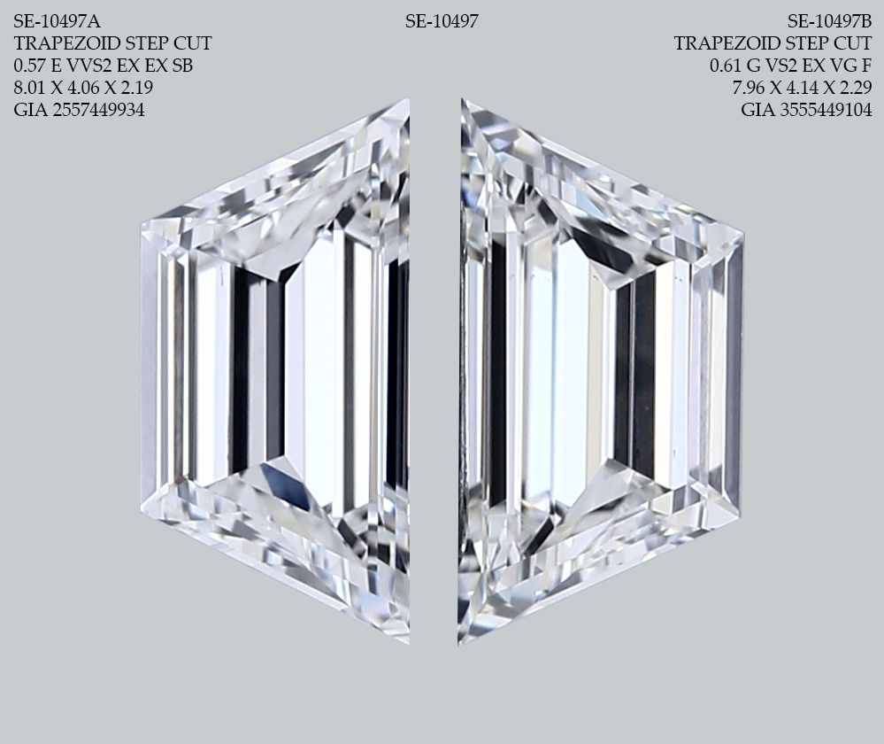0.61 ct Trapezoid Diamond