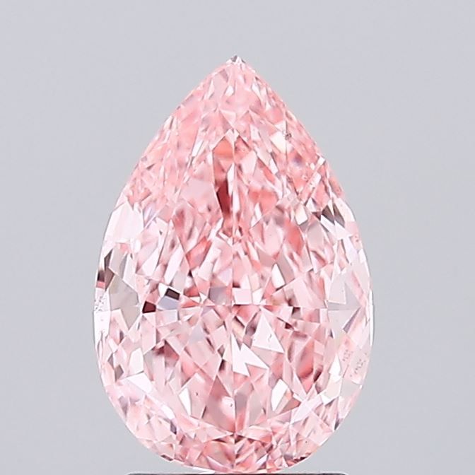 PEAR 2.0ct Fancy Vivid Pink VS1 – EX EX STG