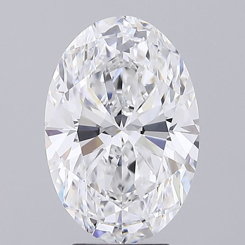 5.02 ct. oval Lab Grown Diamond front image
