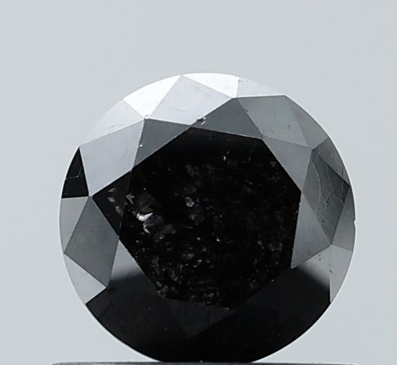 0.87 Carat Round Diamond Black VS1