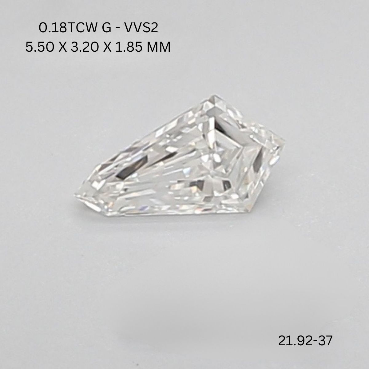 0.18ct Shield G VVS2