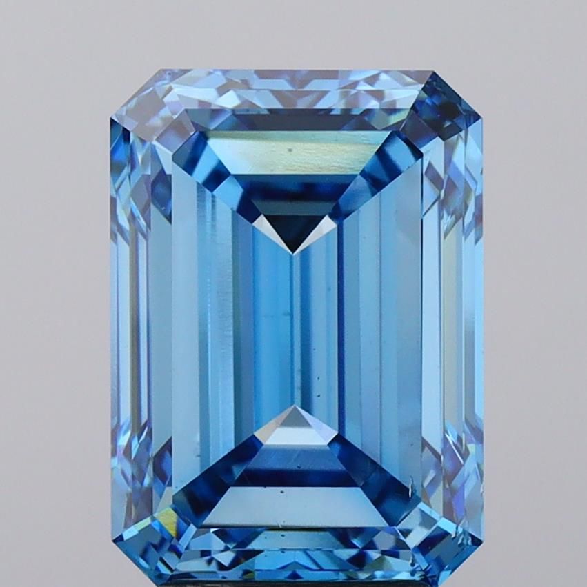 5.50 ct. emerald Lab Grown Diamond front image