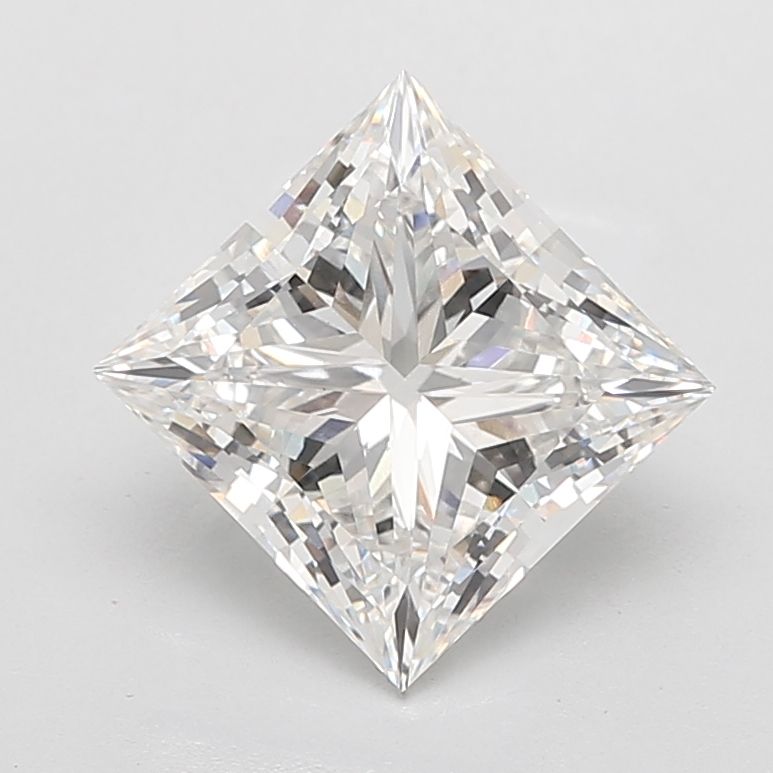 6.03 ct. princess Lab Grown Diamond front image