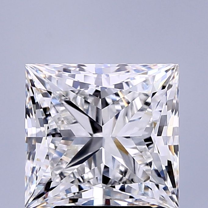 4.18 ct. princess Lab Grown Diamond front image