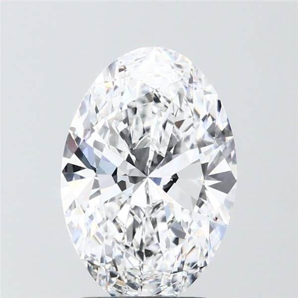 2.58 ct. oval Lab Grown Diamond front image