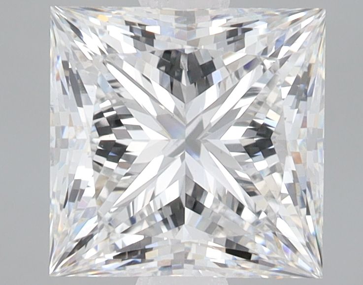 2.71 ct. princess Lab Grown Diamond front image