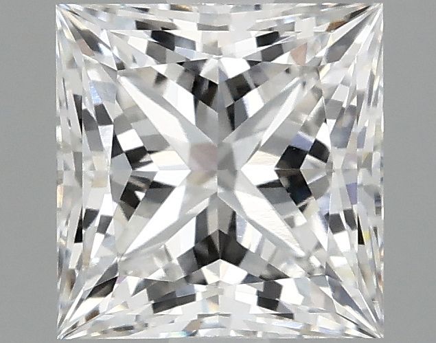 2.10 ct. princess Lab Grown Diamond front image