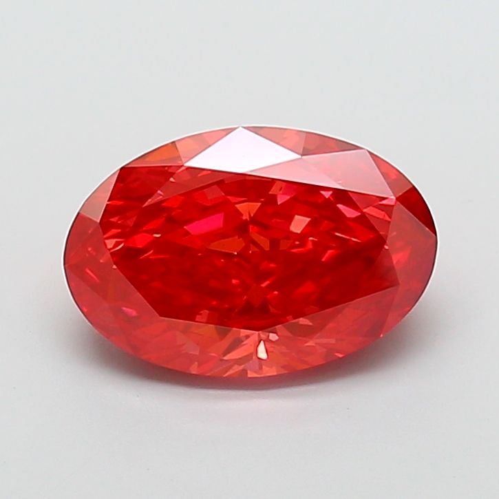 6.02 ct. oval Lab Grown Diamond front image