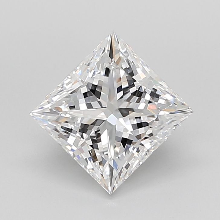 3.95 ct. princess Lab Grown Diamond front image