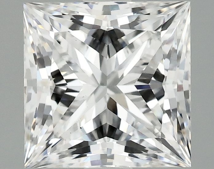 2.10 ct. princess Lab Grown Diamond front image