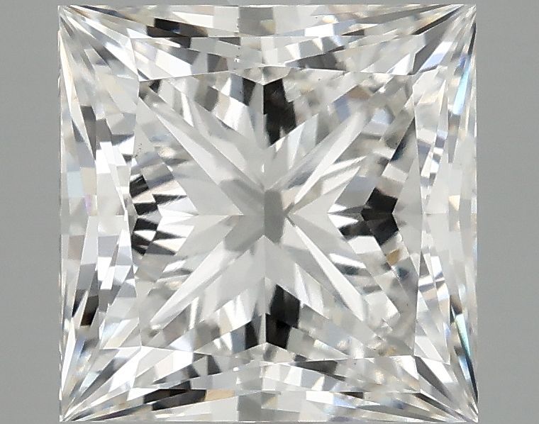 4.20 ct. princess Lab Grown Diamond front image