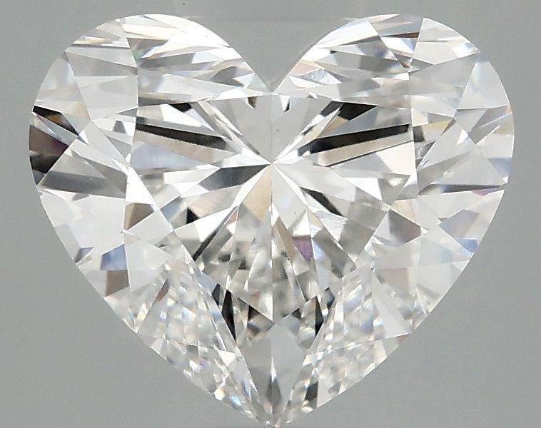 3.08 carat f VS1 EX Cut IGI heart diamond