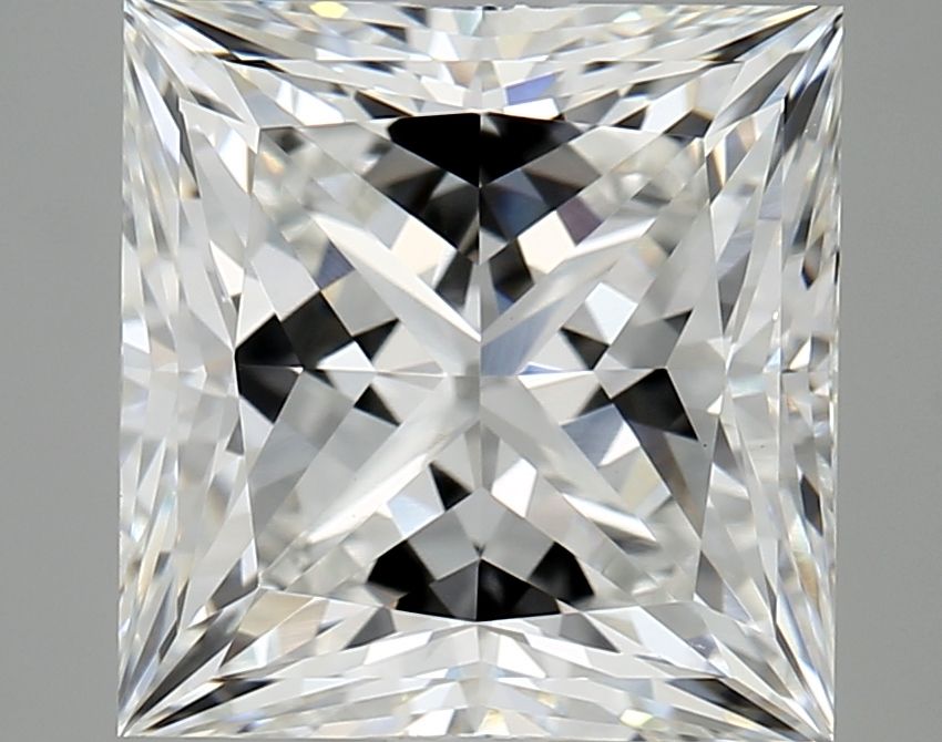 4.10 ct. princess Lab Grown Diamond front image