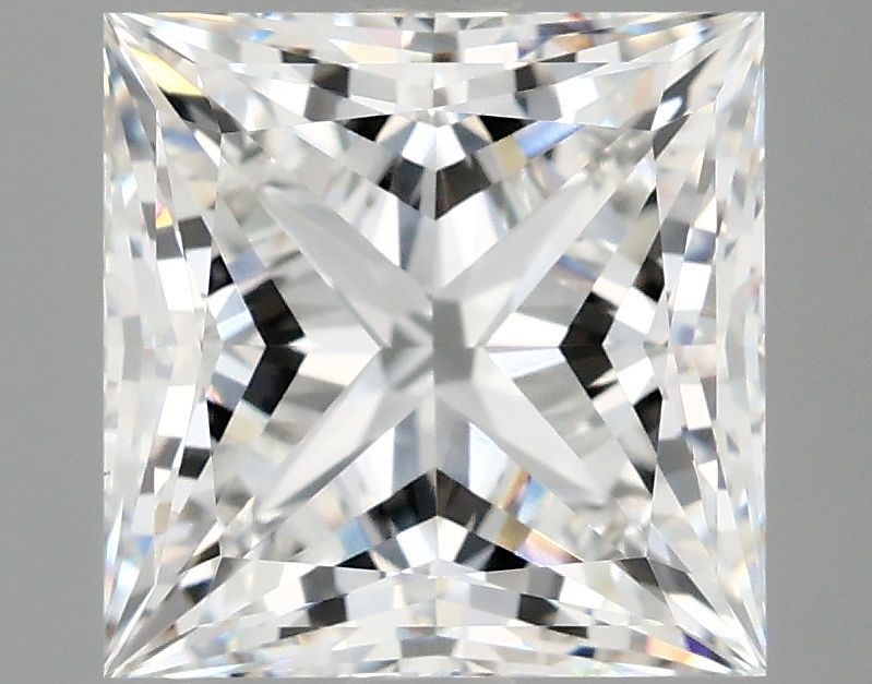 4.20 ct. princess Lab Grown Diamond front image