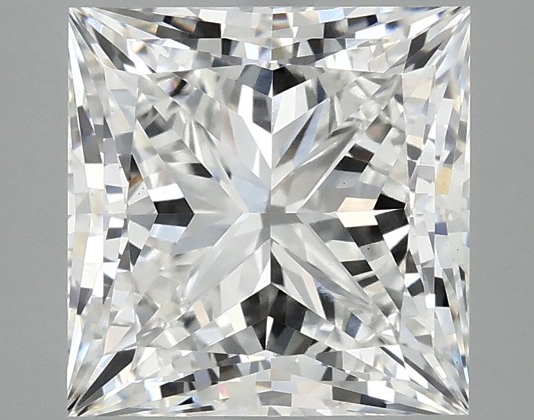 4.14 ct. princess Lab Grown Diamond front image