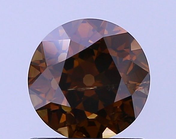 1.14 Carat Round Diamond Fancy Dark Brown I2