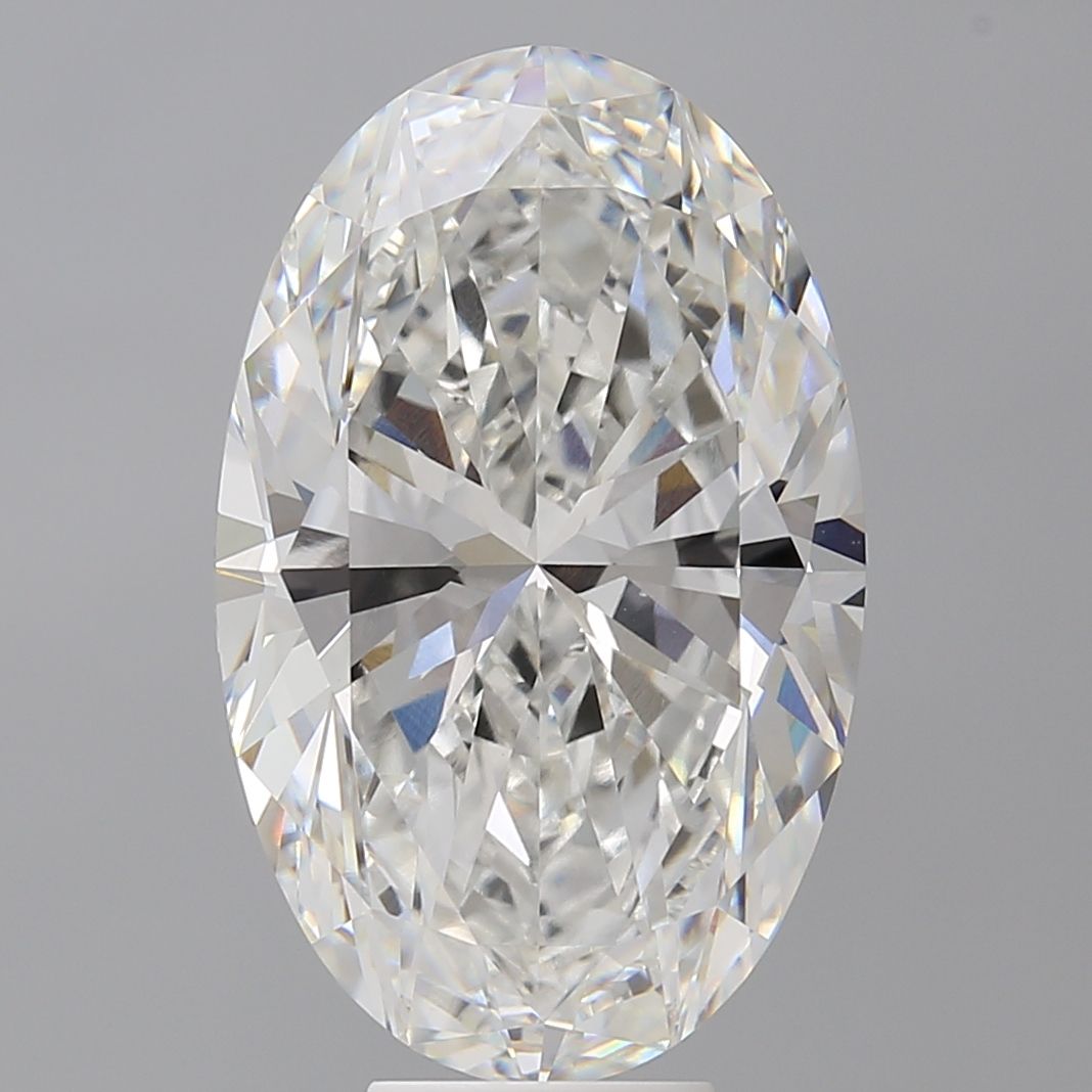 9.52 ct. oval Lab Grown Diamond front image