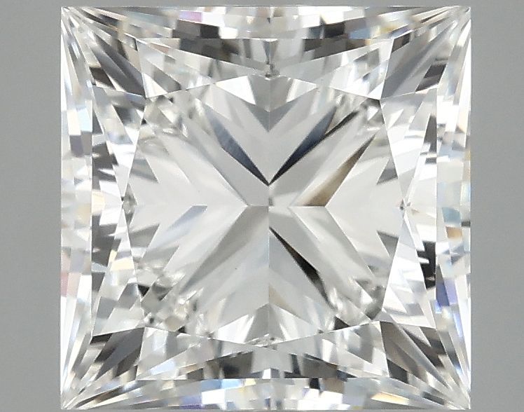 4.19 ct. princess Lab Grown Diamond front image
