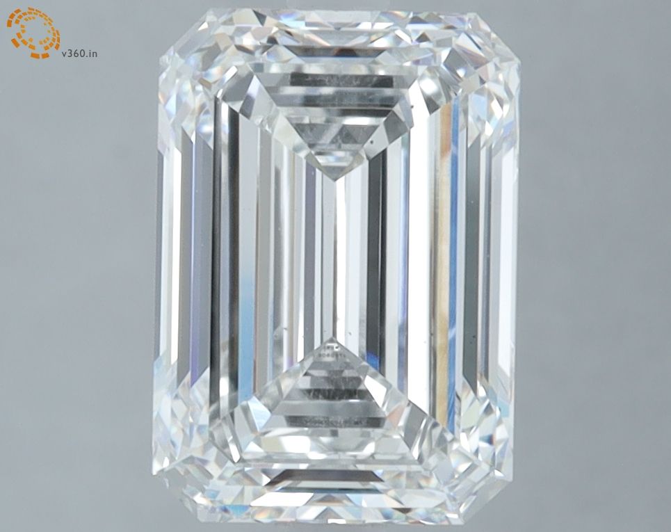 3.23 ct. emerald Lab Grown Diamond front image