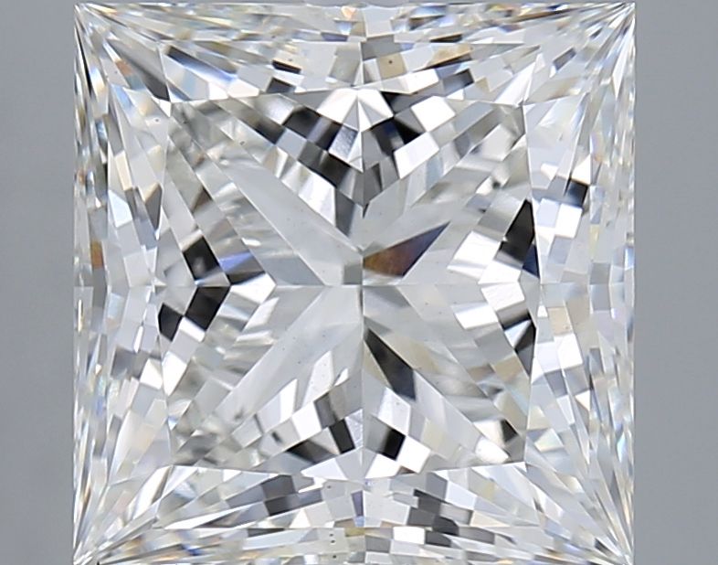 6.03 ct. princess Lab Grown Diamond front image