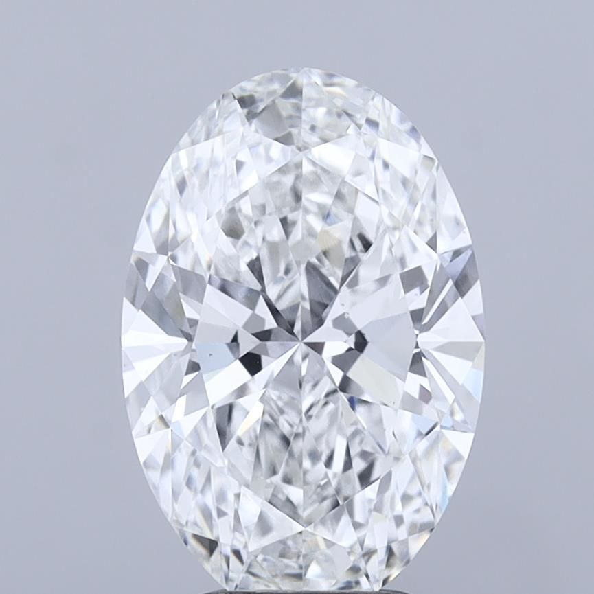 4.02 ct. oval Lab Grown Diamond front image