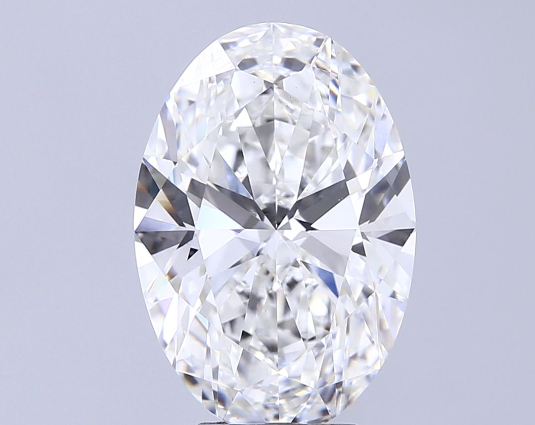 6.02 ct. oval Lab Grown Diamond front image