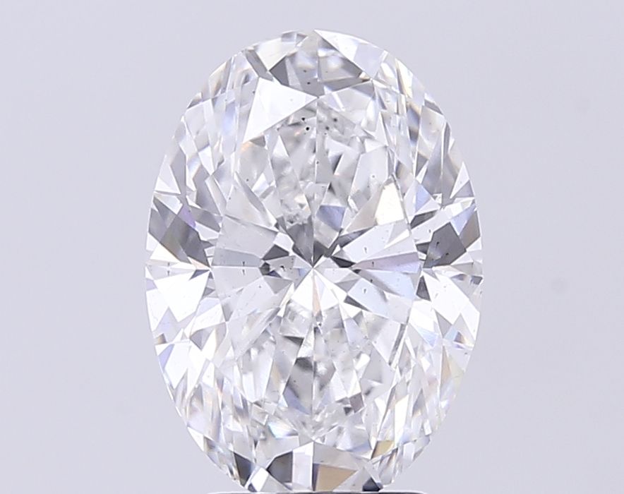 4.09 ct. oval Lab Grown Diamond front image