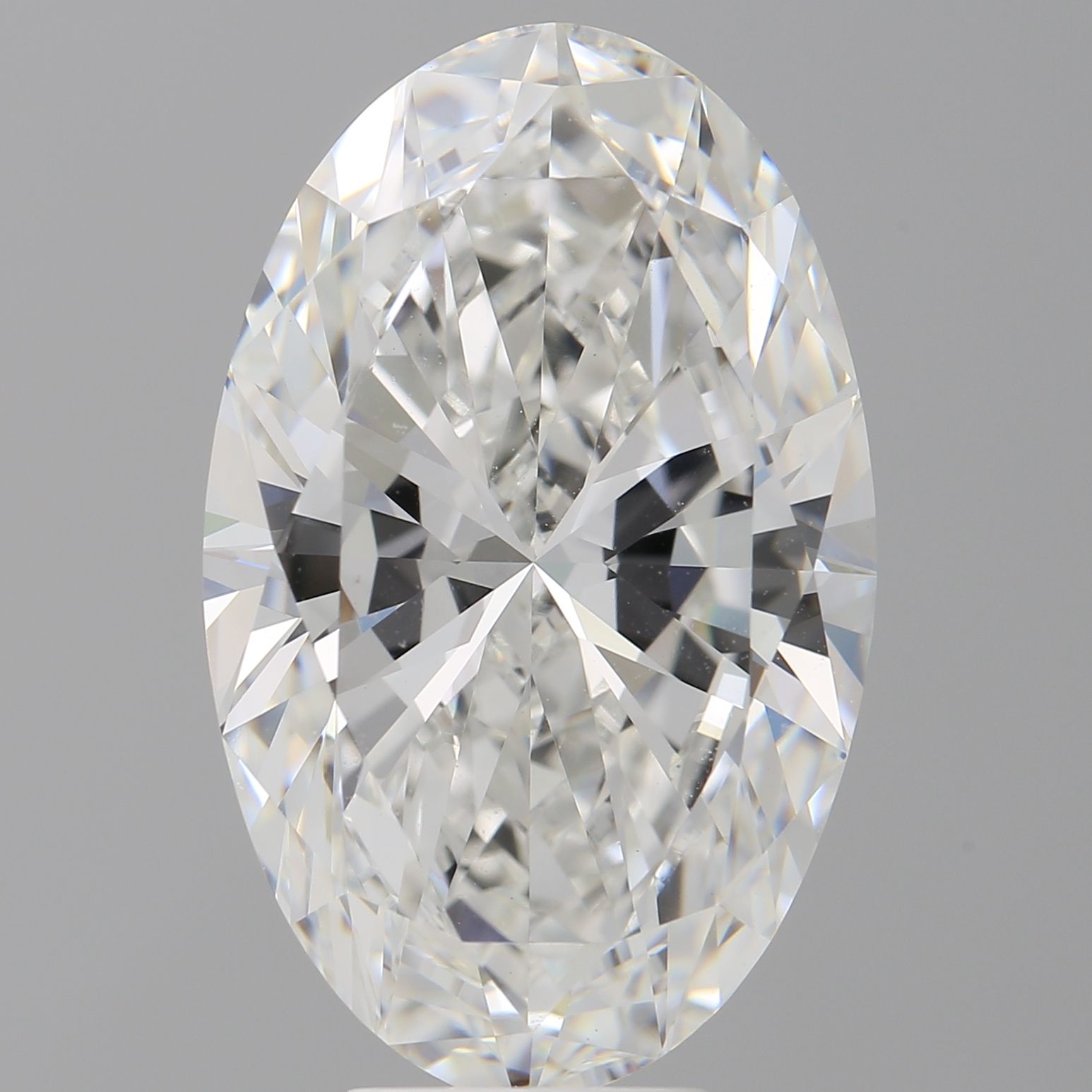 8.10 ct. oval Lab Grown Diamond front image