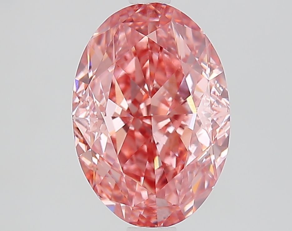 2.75 ct. oval Lab Grown Diamond front image