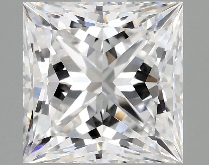 2.09 ct. princess Lab Grown Diamond front image