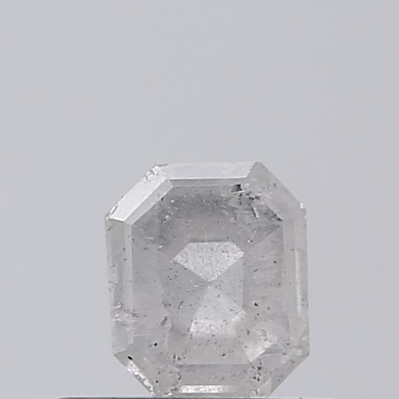 0.36 Carat Emerald Diamond Salt and Pepper VS2